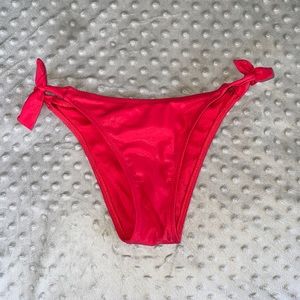 Sparkly Red Bikini Bottom